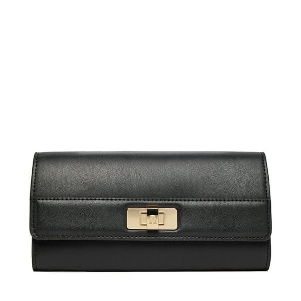 Portfel Tommy Hilfiger. Czarne portfele TOMMY HILFIGER, bez wzorów. Za 329.99 zł.