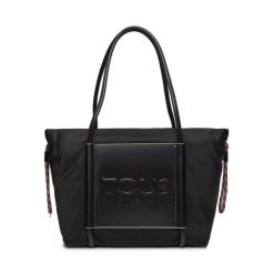 Torebka TOUS. Czarne shopper Tous, bez wzorów, bez dodatków. Za 799.99 zł.