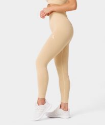 Legginsy fitness damskie Carpatree Rib bezszwowe. Żółte legginsy Carpatree, s, bez wzorów, z elastanu, długie. Za 171.99 zł.