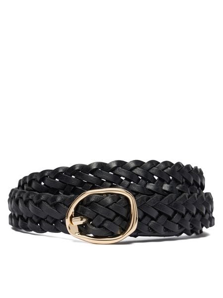 Tommy Hilfiger Pasek Th Sculpt 2.0 Woven AW0AW18696 Czarny. Czarne paski TOMMY HILFIGER, bez wzorów, ze skóry. Za 201.99 zł.