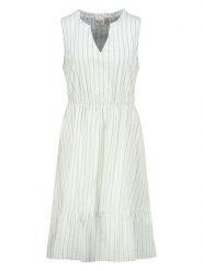 Sublevel Sukienka w kolorze biało-miętowym rozmiar: L. Zielone sukienki Sublevel, l, bez wzorów, z bawełny, bez kołnierzyka, bez ramiączek, midi. Za 82.99 zł.