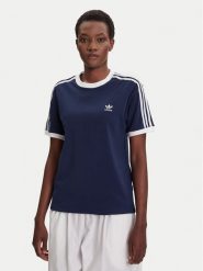 Adidas T-Shirt 3-Stripes JY4852 Granatowy Regular Fit. Niebieskie t-shirty Adidas, m, bez wzorów, z bawełny, bez kołnierzyka, bez ramiączek. Za 139.99 zł.