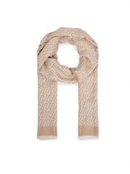 Liu Jo Szal 2A6001 T0300 Beżowy. Brązowe rękawiczki Liu Jo, bez wzorów, z wiskozy. Za 249.99 zł.