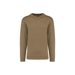 Bluza z okrągłym dekoltem Kariban. Brązowe bluzy sportowe KARIBAN, m, bez wzorów, z bawełny, bez kaptura. Za 104.50 zł.