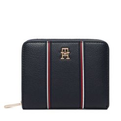 Portfel Tommy Hilfiger. Niebieskie portfele TOMMY HILFIGER, bez wzorów. Za 269.99 zł.