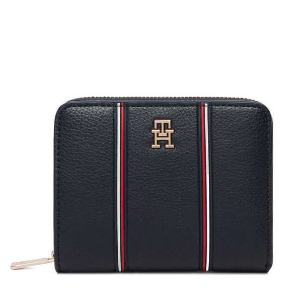 Portfel Tommy Hilfiger. Niebieskie portfele TOMMY HILFIGER, bez wzorów. Za 170.99 zł.