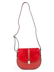 Victor & Hugo Paris Skórzana torebka "Rhea" w kolorze czerwonym - 24 x 19 x 6 cm rozmiar: onesize. Czerwone torby na ramię Victor & Hugo Paris, bez wzorów, z materiału, na ramię, bez dodatków. Za 326.56 zł.