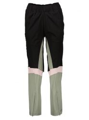 Asics Spodnie funkcyjne w kolorze czarno-szarym rozmiar: M. Czarne spodnie dresowe Asics, m, bez wzorów, outdoorowe. Za 114.17 zł.