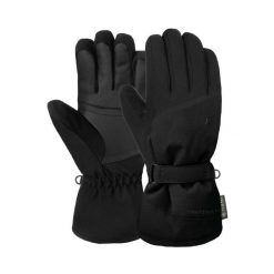 Rękawice damskie REUSCH Susan GORE-TEX. Czarne rękawiczki REUSCH, bez wzorów, z gore-texu, sportowe. Za 405.78 zł.