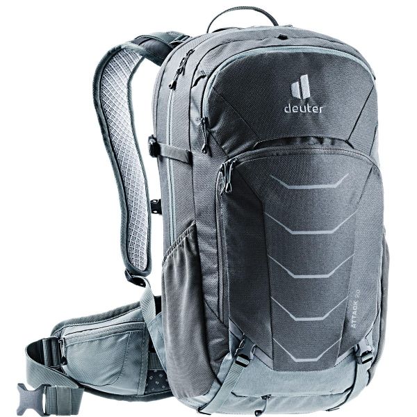Plecak rowerowy Deuter Attack 20 graphite-shale. Szare plecaki Deuter, bez wzorów. Za 948.70 zł.