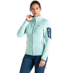 Bluza turystyczna damska Dare2b Torrek Therm. Niebieskie bluzy Dare 2b, bez wzorów, z poliesteru, bez kaptura. Za 205.70 zł.