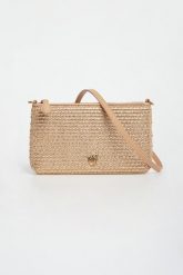 Torebka damska kopertówka Flat Horizontal Mini PINKO. Torebki klasyczne Pinko, bez wzorów, bez dodatków. W wyprzedaży za 599.20 zł.