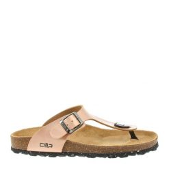 Klapki damskie CMP ECO MYMOSA. Brązowe klapki CMP, bez wzorów, bez obcasa. Za 149.99 zł.
