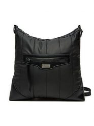 Monnari Torebka TORIMP0-24Z-BAG5890-K020D000-R00 Czarny. Czarne listonoszki Monnari, bez wzorów, z materiału, bez dodatków. Za 109.99 zł.