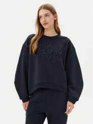 ViCOLO Bluza RD0178 Granatowy Reglan Fit. Niebieskie bluzy ViCOLO, l, bez wzorów, z bawełny, bez kaptura. Za 309.99 zł.