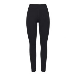 Damskie legginsy Black Diamond Session. Czarne legginsy Black Diamond, bez wzorów. W wyprzedaży za 274.25 zł.