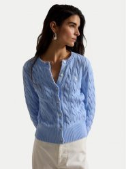 Polo Ralph Lauren Kardigan 211971868513 Niebieski jasny Slim Fit. Niebieskie kardigany Polo Ralph Lauren, s, bez wzorów, z bawełny. Za 1,199.00 zł.