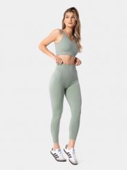 Carpatree Legginsy sportowe "Simply" w kolorze zielonym rozmiar: M. Zielone legginsy Carpatree, m, bez wzorów, z materiału, z podwyższonym stanem. Za 134.95 zł.