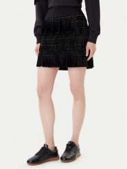 DKNY Spódnica mini P53N6C59 Czarny Regular Fit. Czarne spódnice DKNY, bez wzorów, z syntetyku, mini. Za 529.99 zł.
