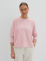 Someday Kaszmirowy sweter "Tjade" w kolorze jasnoróżowym rozmiar: S. Różowe swetry someday., s, bez wzorów, z kaszmiru, bez ramiączek. Za 347.99 zł.