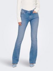 ONLY Dżinsy - Flared fit - w kolorze błękitnym rozmiar: XL/L30. Niebieskie jeansy Only, l, z aplikacjami. Za 134.85 zł.