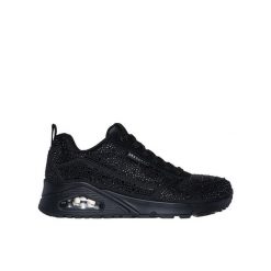 Buty za kostkę sportowe damskie Skechers Uno-World Of Gems. Czarne obuwie sportowe Skechers, ze skóry, za kostkę, bez zapięcia, trekkingowe, Skechers Sport. Za 259.00 zł.