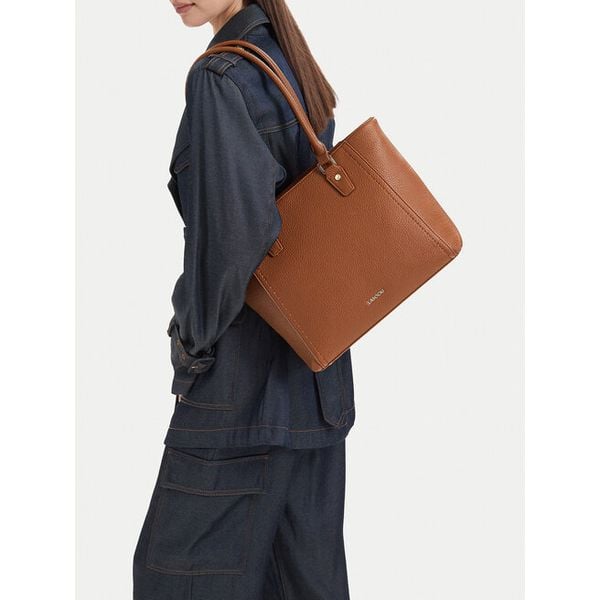 Torebka Lasocki. Brązowe shopper Lasocki, bez wzorów, bez dodatków. Za 219.99 zł.