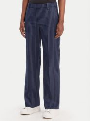 HUGO Spodnie materiałowe Hilando 50554458 Granatowy Slim Fit. Niebieskie spodnie materiałowe Hugo, bez wzorów, z materiału. Za 799.99 zł.