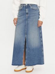 Tommy Jeans Spódnica jeansowa Claire DW0DW19652 Niebieski Regular Fit. Niebieskie spódnice Tommy Jeans, bez wzorów, z bawełny. Za 289.99 zł.