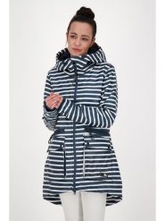 Alife and kickin Parka "Audrey" w kolorze granatowo-białym rozmiar: S. Białe parki Alife and Kickin, s, bez kaptura. Za 149.31 zł.