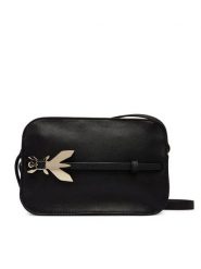 Patrizia Pepe Torebka 8B0328/czL162 Czarny. Czarne listonoszki Patrizia Pepe, bez wzorów, ze skóry, bez dodatków. Za 1,309.00 zł.