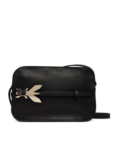 Patrizia Pepe Torebka 8B0328/czL162 Czarny. Czarne listonoszki Patrizia Pepe, bez wzorów, ze skóry, bez dodatków. Za 1,309.00 zł.