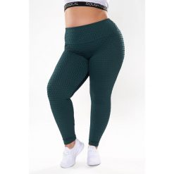 Legginsy antycellulitowe fitness damskie Rough Radical Impulse Plus size. Zielone legginsy ROUGH RADICAL, plus size, bez wzorów. Za 169.99 zł.