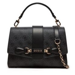 Torebka Guess. Czarne torebki klasyczne Guess, z aplikacjami, bez dodatków. Za 589.99 zł.