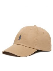 Polo Ralph Lauren Czapka z daszkiem 211912843058 Beżowy. Brązowe czapki Polo Ralph Lauren, bez wzorów, z bawełny. Za 259.99 zł.