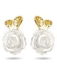 OR Carats Złote kolczyki-wkrętki z masą perłową rozmiar: onesize. Białe kolczyki OR Carats, z perłą, złote. Za 782.99 zł.