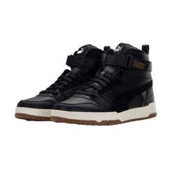 Kobiety/Panie RBD Game WTR Ekologiczne Skórzane Buty Treningowe. Czarne trekkingi Puma, trekkingowe. Za 422.99 zł.