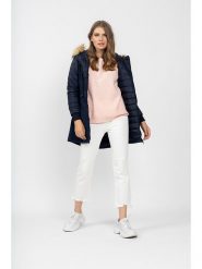 WHITE GOOSE Parka "Melisa" w kolorze granatowym rozmiar: XXL. Niebieskie parki WHITE GOOSE, xxl, bez kaptura. Za 215.21 zł.