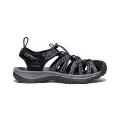 Buty do chodzenia damskie Keen Whisper. Czarne trekkingi Keen, z materiału, trekkingowe. Za 421.20 zł.