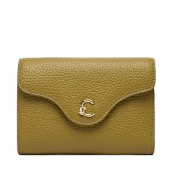 Portfel Coccinelle. Zielone portfele Coccinelle, bez wzorów. Za 649.99 zł.