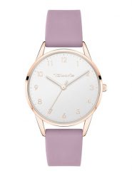 Tamaris Zegarek kwarcowy w kolorze różowozłoto-fioletowo-białym rozmiar: onesize. Różowe, analogowe zegarki Tamaris, metalowe. Za 105.14 zł.