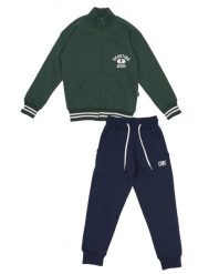 Bluza wytrzymały z pełny zamek błyskawiczny na co dzień. Niebieskie bluzy LEONE 1947 APPAREL, xs, bez wzorów, z dresówki, bez kaptura. Za 84.16 zł.