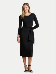 LAUREN RALPH LAUREN Sukienka codzienna 200973598004 Czarny Regular Fit. Czarne sukienki Lauren Ralph Lauren, na co dzień, xxl, bez wzorów, z bawełny, bez kołnierzyka, bez ramiączek, proste. Za 989.99 zł.