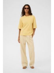 Soaked in Luxury Koszulka w kolorze żółtym rozmiar: M. Żółte bluzki Soaked in Luxury, m, bez wzorów, bez kołnierzyka, bez ramiączek. Za 104.99 zł.