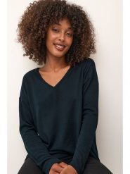 Kaffe Koszulka w kolorze granatowym rozmiar: M. Niebieskie bluzki Kaffe, m, bez wzorów, bez kołnierzyka, bez ramiączek. Za 69.99 zł.