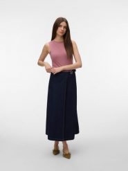 Vero Moda Top w kolorze różowym rozmiar: S. Różowe topy Vero Moda, s, bez wzorów, bez kołnierzyka, bez ramiączek. Za 52.42 zł.