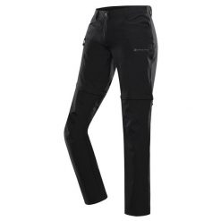 Spodnie damskie trekkingowe Alpine Pro Nesca 2 odpinane nogawki. Czarne spodnie sportowe Alpine Pro, s, bez wzorów, trekkingowe. W wyprzedaży za 199.00 zł.