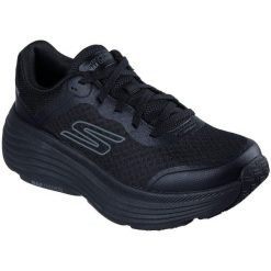Buty sportowe damskie Skechers Max Cushioning Endea. Czarne obuwie sportowe Skechers, bez zapięcia, na fitness i siłownię. Za 359.99 zł.