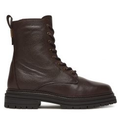 Trapery Tommy Hilfiger. Brązowe trapery i śniegowce TOMMY HILFIGER. Za 849.99 zł.