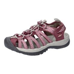 Buty trekkingowe damskie Keen Whisper. Czerwone trekkingi Keen, z materiału, trekkingowe. Za 497.00 zł.